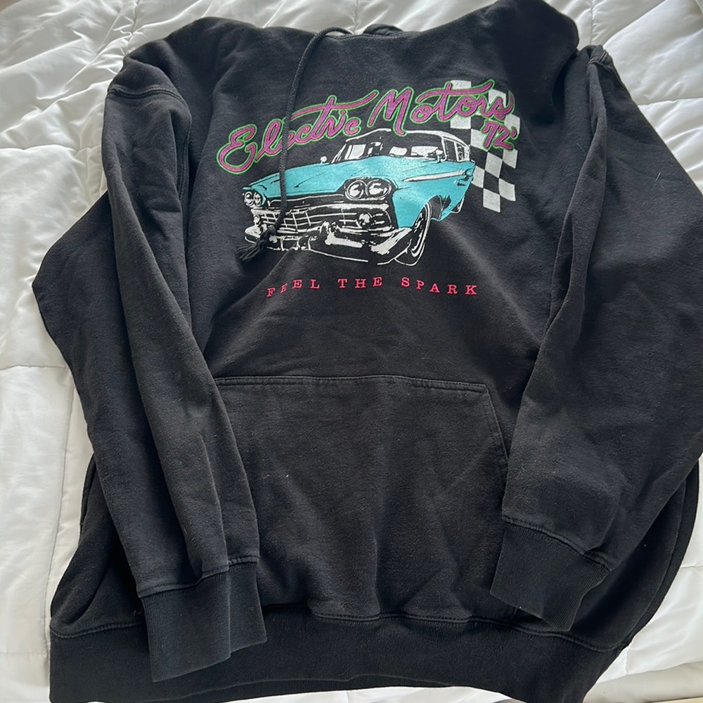 brandy Melville electric motors hoodie
